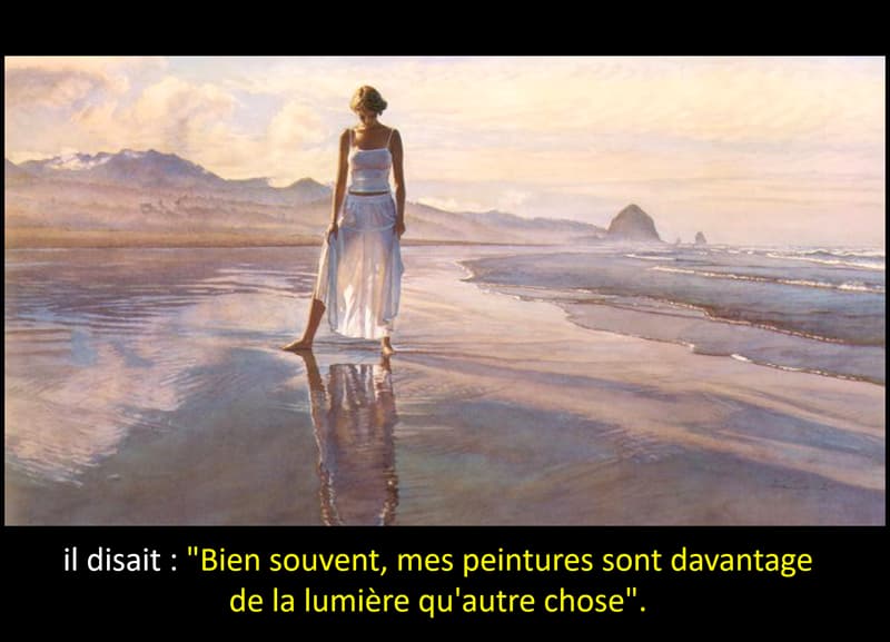 L'aquarelliste Steve Hanks